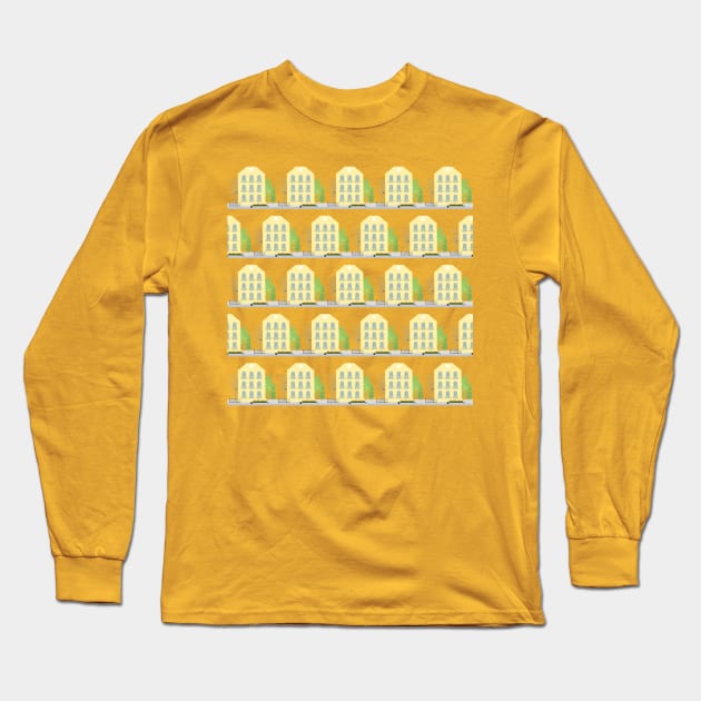 Yellow houses Long Sleeve T-Shirt by Gaspar Avila